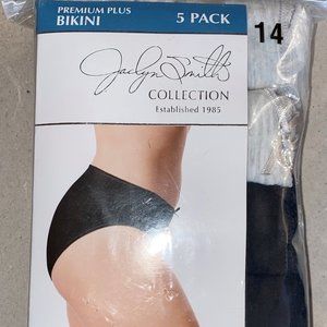 JACLYN SMITH PREMIUM PLUS BIKINI SIZE 14 5 PACK
